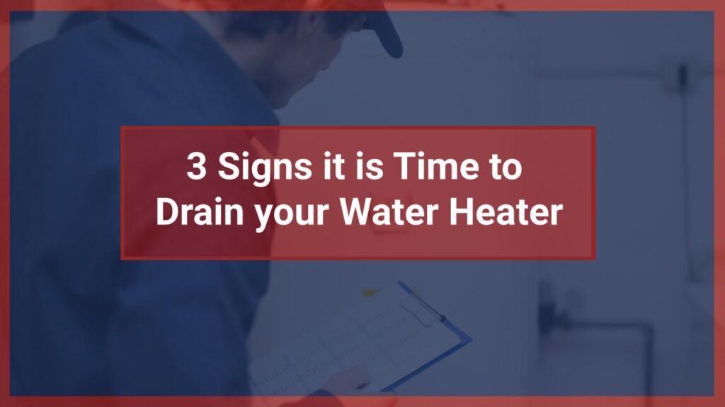 how long does it take to drain a water heater